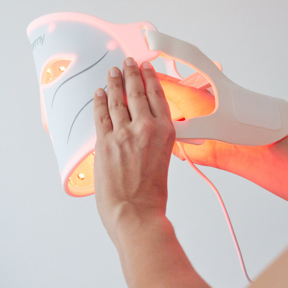 Masque LED Thérapie Lumière - 8 Modes Anti-Âge