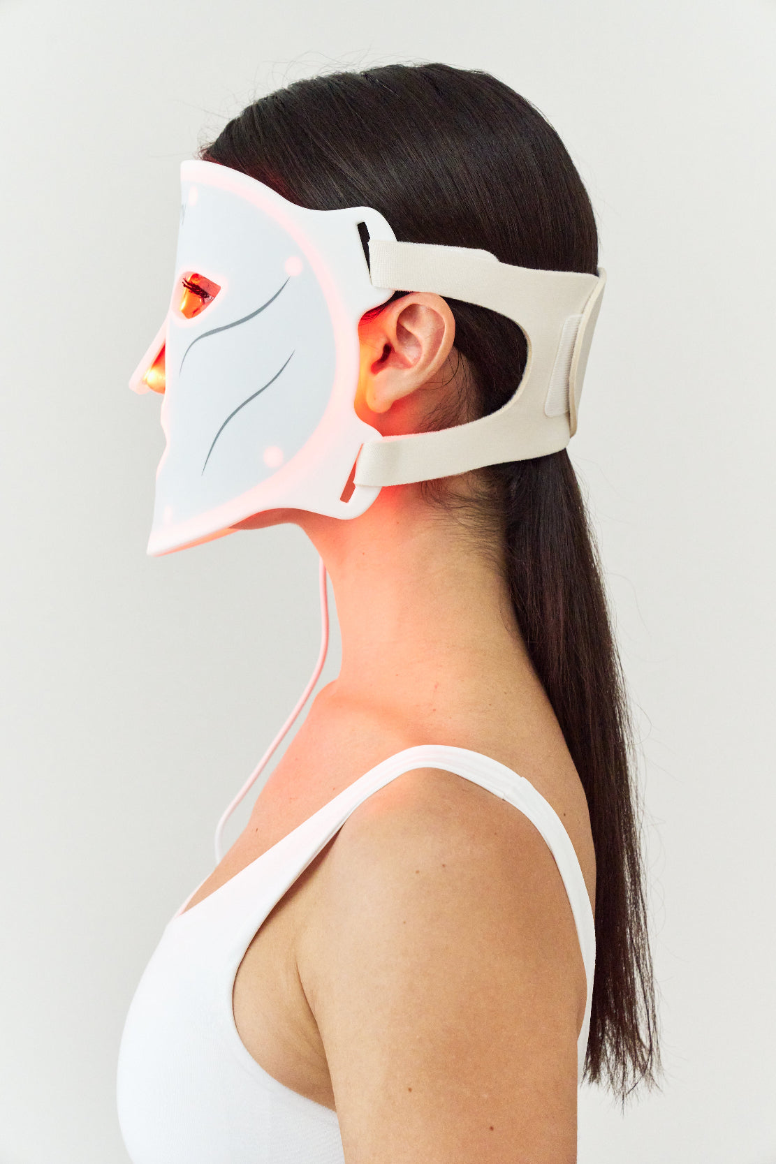 Masque LED Thérapie Lumière - 8 Modes Anti-Âge